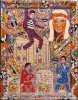 Outsider artist painting: Elvis Presley - by Harriet Young